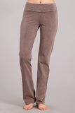 Chatoyant Mineral Wash Bootcut Crochet Lace Desert Taupe