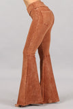 Chatoyant Mineral Wash French Terry Pants Sugar Almond
