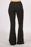 Chatoyant Heavy Ribbed Knit Pants Black