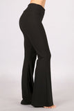 Chatoyant Heavy Ribbed Knit Pants Black
