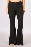 Chatoyant Heavy Ribbed Knit Pants Black