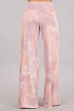 Chatoyant Lilac and Mauve Tie Dye Palazzo Pants