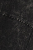 Chatoyant Mineral Washed French Terry Pocket Pants Black