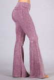 Chatoyant Mineral Wash French Terry Pants Dusty Rose