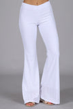 Chatoyant Eyelet Stretch Pants White