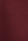 Chatoyant Flared Bell Pants With Frayed Fringe Burgundy