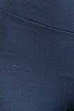 Chatoyant Flared Bell Pants With Frayed Fringe Denim Blue