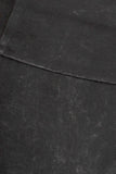 Chatoyant Mineral Wash Seam Detail Bell Bottoms Black