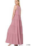 Tiered Maxi Dress Fabulous Colors!