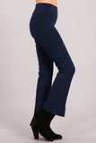 Chatoyant Mineral Wash Straight Fit Pants Electric Blue