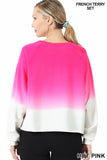 Plus Size Tie Dye French Terry Lounge Set