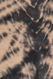 Chatoyant Casual Tie Dye Raglan Top