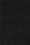 Chatoyant Mineral Wash Wide Leg Palazzo Pants Black
