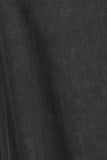 Chatoyant Mineral Wash Wide Leg Palazzo Pants Dark Ash Gray