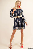 Kori Off Shoulder Boho Dress