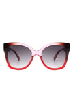 Designer Inspired Square Oversize Cat Eye Fashion Sunglasses