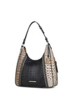 MKF Collection Faux Crocodile-Embossed Shoulder