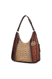 MKF Collection Faux Crocodile-Embossed Shoulder