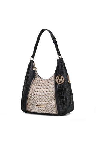 MKF Collection Faux Crocodile-Embossed Shoulder