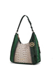 MKF Collection Faux Crocodile-Embossed Shoulder