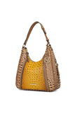 MKF Collection Faux Crocodile-Embossed Shoulder