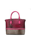 Designer Inspired MKF Collection Autumn Crocodile Skin Tote Bag Mia