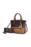 Designer Inspired MKF Collection Autumn Crocodile Skin Tote Bag Mia