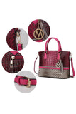 Designer Inspired MKF Collection Autumn Crocodile Skin Tote Bag Mia