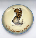 Vintage 1971 Hummel Collector Series Christmas Plate "Heavenly Angel"