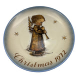 Vintage 1972  Hummel Christmas Collector Plate "Engel mit Flöte"
