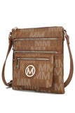 Designer Inspired MKF Beatrice Multi Compartments Crossbody by Mia K