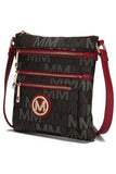 Designer Inspired MKF Beatrice Multi Compartments Crossbody by Mia K