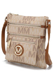 Designer Inspired MKF Beatrice Multi Compartments Crossbody by Mia K