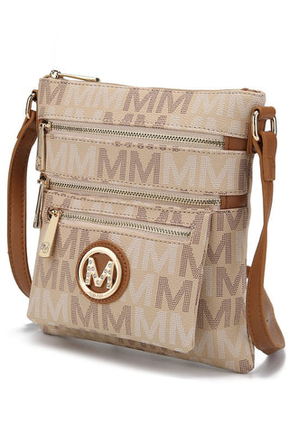 Designer Inspired MKF Beatrice Multi Compartments Crossbody by Mia K