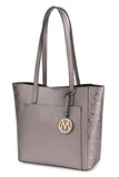 Designer Inspired MKF Lea Vegan Leather Womens Tote Bag by Mia K