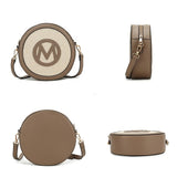 Designer Inspire MKF Acacia Round Crossbody Bag by Mia K