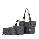 Designer Inspired MKF Lippa Signature Crocodile Tote Bag by Mia K