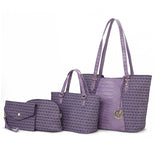 Designer Inspired MKF Lippa Signature Crocodile Tote Bag by Mia K