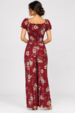C-Mode 2-piece Burgundy Pant Set