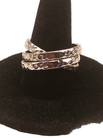 3 Piece 925 Silver Ring Set Stackable
