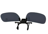 Solar Shield Polarized Clip-on Flip Ups Sunglasses 54 Rec