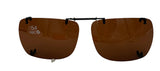 Solar Shield Polarized Clip-on Sunglasses 54 RecG