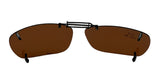 Solar Shield Polarized Clip-on Sunglasses 54 RecG