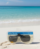 Solar Shield Polarized Clip-on Flip Ups Sunglasses 54 Rec