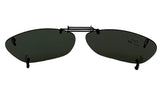 Solar Shield Polarized Clip-on Sunglasses 56 RecH
