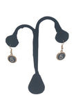 Designer Inspired No 5 Fashion Earrings Gold Plated or Rhodium