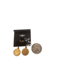 Designer Inspired No 5 Fashion Earrings Gold Plated or Rhodium