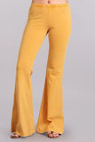 Chatoyant Bundle Mineral Wash Bell Bottoms Amber/Lt. Denim Large