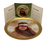 Vintage Sango "Apache Girl" collector's plate from the "Living American Artists" #593