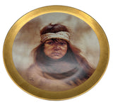 Vintage Sango "Apache Girl" collector's plate from the "Living American Artists" #593